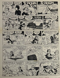 Louis Cance - Cance, Pif et Hercule, la partie de pêche, planche n°3, PifGadget#627, 1981. - Comic Strip