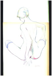 Pin Up back drawn Pin Up back drawn