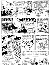 Dupa - 1972 - Chlorophylle et le Grand Exode - Planche originale