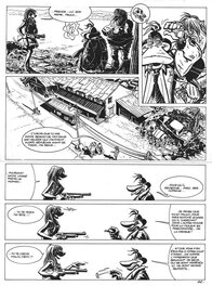 Benoît Sokal - Canardo - La fille qui rêvait d'horizon - Planche originale