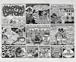 Peter Bagge - Martini Baton - Planche originale