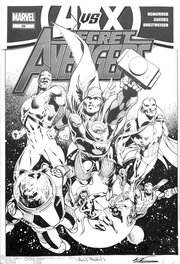 Alan Davis - Secret Avengers - T12 Couverture - Couverture originale
