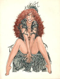 Malik - Archie Cash female personage - Illustration originale