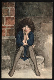 Malik - Malik girl - Illustration originale