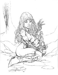 Shelby Robertson - Witchblade Pin up - Original Illustration
