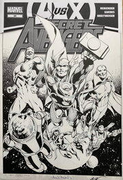 Alan Davis - Secret Avengers - AvX : Operation Phoenix - T26 Couverture - Original Cover