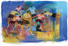 Cyril Pedrosa - Journal d'une Bataille - Nicolas - Illustration originale