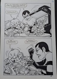 Magnus - Tavola originale Necron - Planche originale