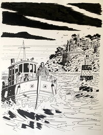 Couverture originale Nestor Burma dans l'île