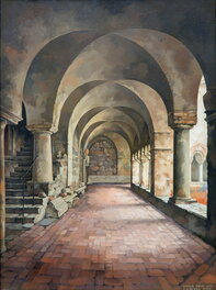 San Lorenzo Rome 1936 Anton Pieck San Lorenzo Rome 1936 Anton Pieck