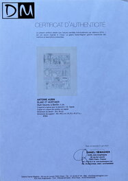 Certificat d’authenticité Certificat d’authenticité