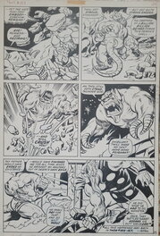 John Buscema - Thor #197 page 20 (1972) - Planche originale