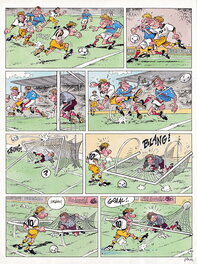 Gürçan Gürsel - Les Foot Furieux / The Champions - Planche originale