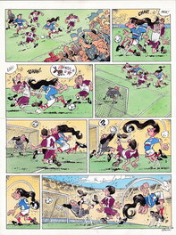 Gürçan Gürsel - Les Foot Furieux / The Champions - Planche originale
