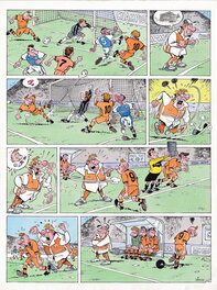 Gürçan Gürsel - Les Foot Furieux / The Champions - Planche originale