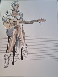 Malik - Personage Archie Cash - Illustration originale