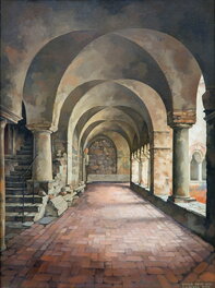 Anton Pieck - San Lorenzo Rome - Color guide