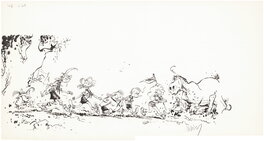 Marc Hardy - 1984 - La Patrouille des Libellules - Original Illustration