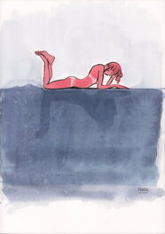 Blutch - Nu - Original Illustration