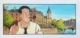 François Ravard - Illustration originale Nestor Burma - Original Illustration