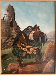Etienne Willem - L’épée ardenois - Couverture originale - Planche originale