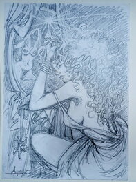 Mohamed Aouamri - Mortepierre - Original Illustration