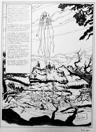 Georges Bess - Bess, Dracula, planche n°200 de fin, 2019. - Planche originale