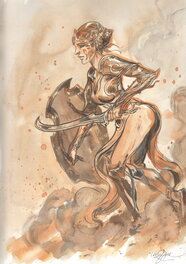 Gwendal Lemercier - Elfes - Original Illustration