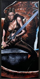 Timo Wuerz - Drakan: Order of the Flame poster - Carlsen Comics 1999 - PC/PlayStation game - Original Cover