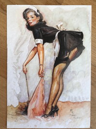Fabrice Le Hénanff - Tribute to Elvgren 2 - Illustration originale