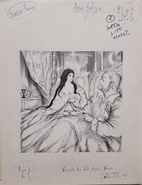Jacques Grange - Anne Boleyn - Vous êtes loin d'être stupide, Anne... - Illustration originale