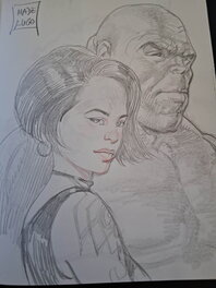 Mauro de Luca - Beauty & the beast - Illustration originale