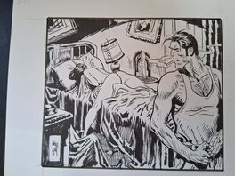 Jordi Bernet - Torpedo - Illustration originale