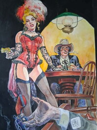 Osman Hajdarevic - Bleuberry & Pearl hommage - Illustration originale