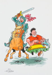 Eric De Rop - Suske en Wiske - Illustration originale