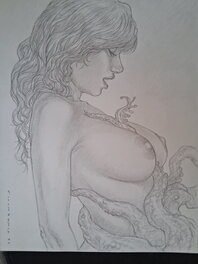 Adriano De Vincentiis - Druuna - Illustration originale