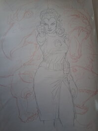 Adriano De Vincentiis - Superhero - Illustration originale
