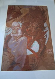 De Luca Mauro - Dragon girl - Illustration originale