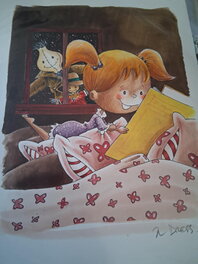 Jean-Louis Dress - Illustration for children book - Illustration originale