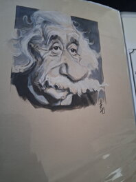 Pier Misterponce Murchia - Einstein - Illustration originale