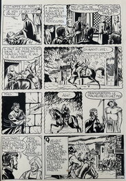 Dino Attanasio - François Xavier : Conquérant de l'Asie page 46 Planche Originale Dino Attanasio 1954 - Planche originale