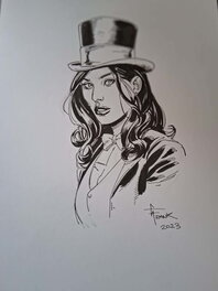 Gary Frank - Zapata - Illustration originale