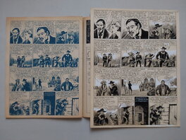 La Page 8 telle que Publiée (en Bleue) dans le RC Récit Complet du BB 70 ( Bd qui ne sera pas Jointe a L'achat de cette planche originale ..., c'est pour montrer sa Publication d'époque ! ) . La Page 8 telle que Publiée (en Bleue) dans le RC Récit Complet du BB 70 ( Bd qui ne sera pas Jointe a L'achat de cette planche originale ..., c'est pour montrer sa Publication d'époque ! ) .
