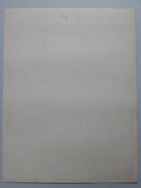 Le verso de la Planche Originale 4 du BB 70 par Galep et Rémy , avec annotation au crayon