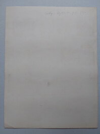 Le verso de la Planche Originale 5 du BB 70 par Galep et Rémy , avec annotation au crayon
