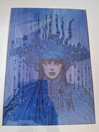 Philippe Gauckler - Blue commission - Illustration originale