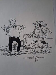 Eugeen Goossens - Lambik - Illustration originale
