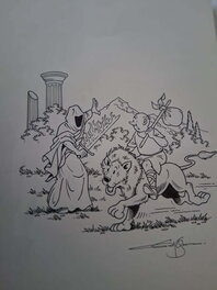 Eugeen Goossens - Variant cover Suske & Wiske - Illustration originale