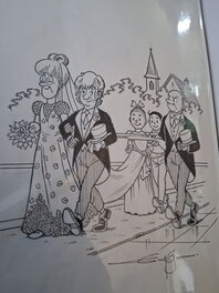 Eugeen Goossens - Variant cover Suske & Wiske - Illustration originale