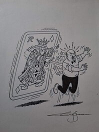 Eugeen Goossens - Variant cover Suske & Wiske - Illustration originale